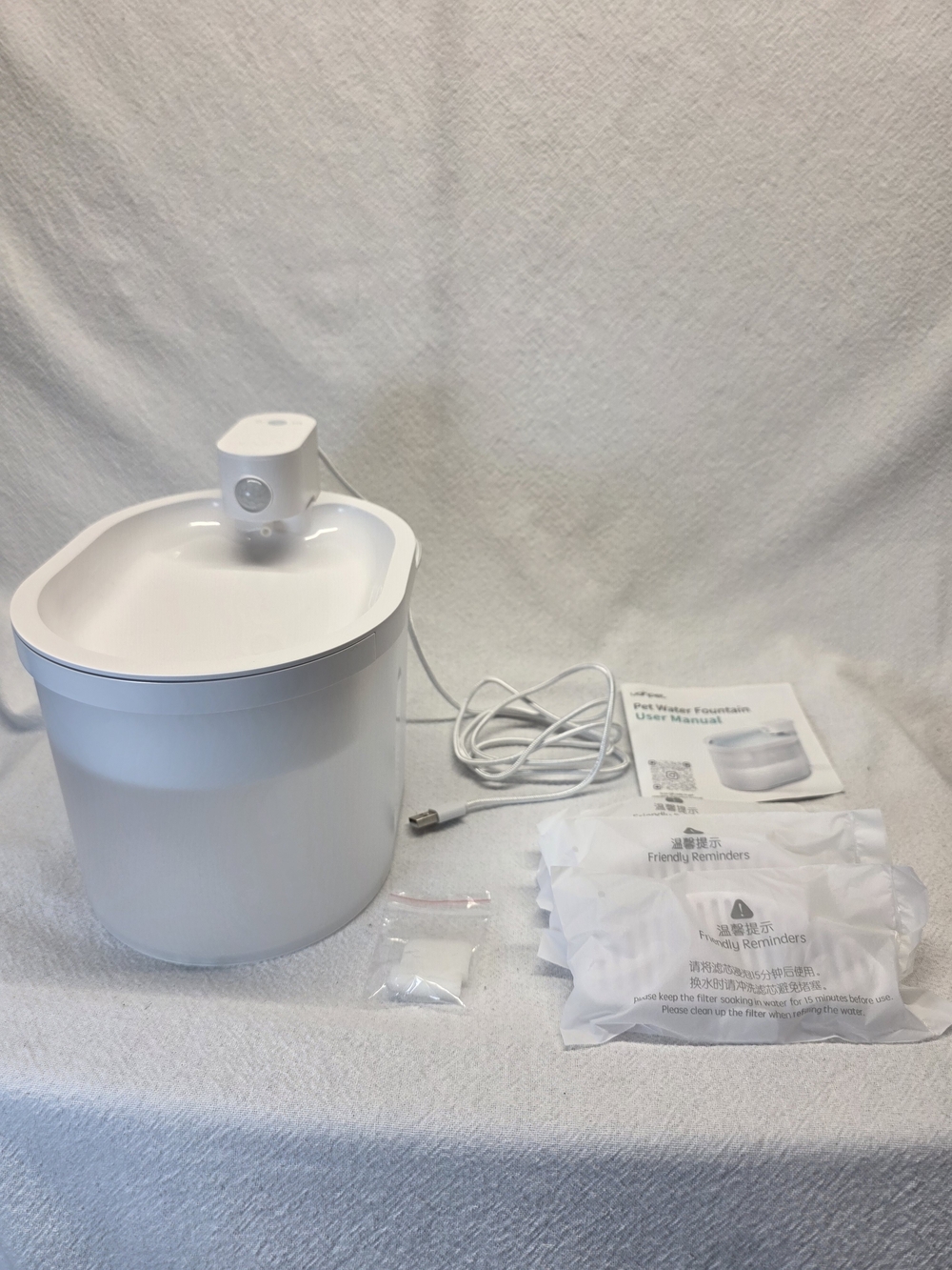 Uah Pet 2L ZERO Wireless Automatic Pet Dog/Cat Water Drinking Fountain - Picture 4 of 6